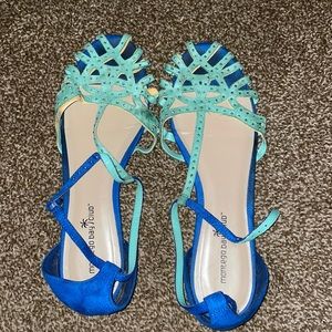 Blue Sandals